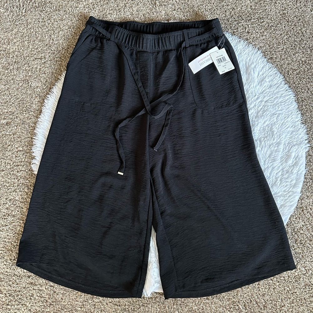 Retrology Pants Cropped New Black Womens‎ Size XL